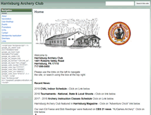 Tablet Screenshot of hbgarcheryclub.org